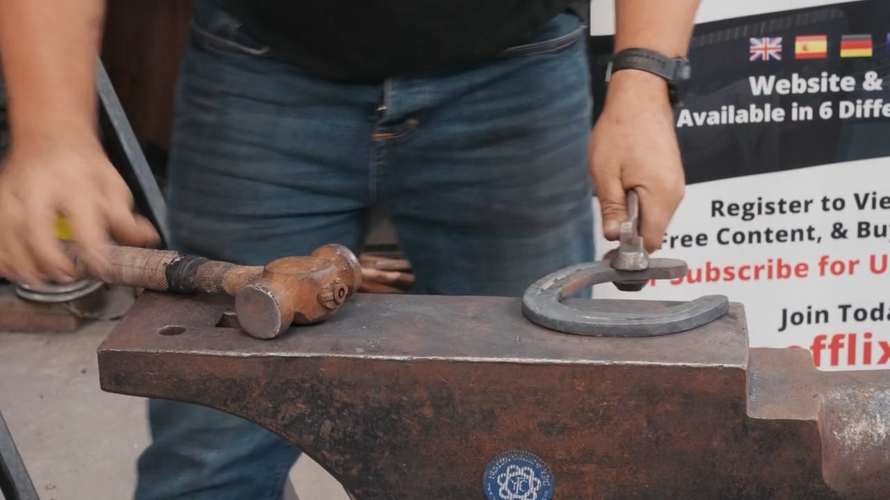 Episode 8 – Basic Shoemaking 2 fit part 7  shoemaking 101 the fullered hind riding horse shoe